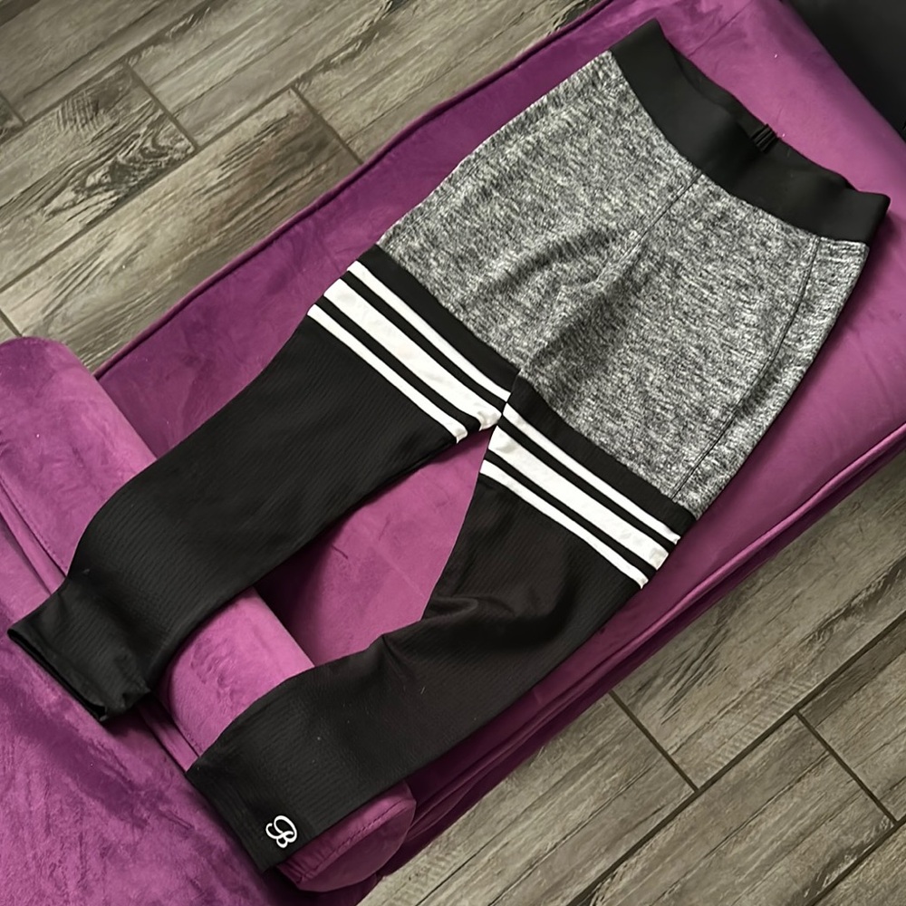 Bombshell Sportswear Black and Gray Leggings